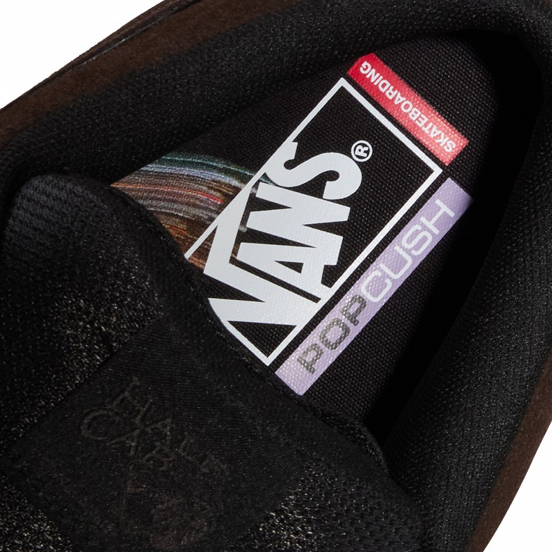 VANS X DICK RIZZO SKATE HALF CAB WAFFLECUP BROWN/BLACK
