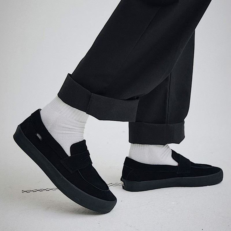 VANS SKATE LOAFER SUEDE BLACK