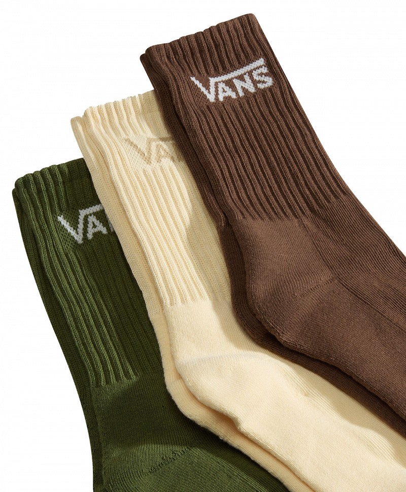 VANS CLASSIC CREW SOCKS 3-PACK GREEN BALSAM