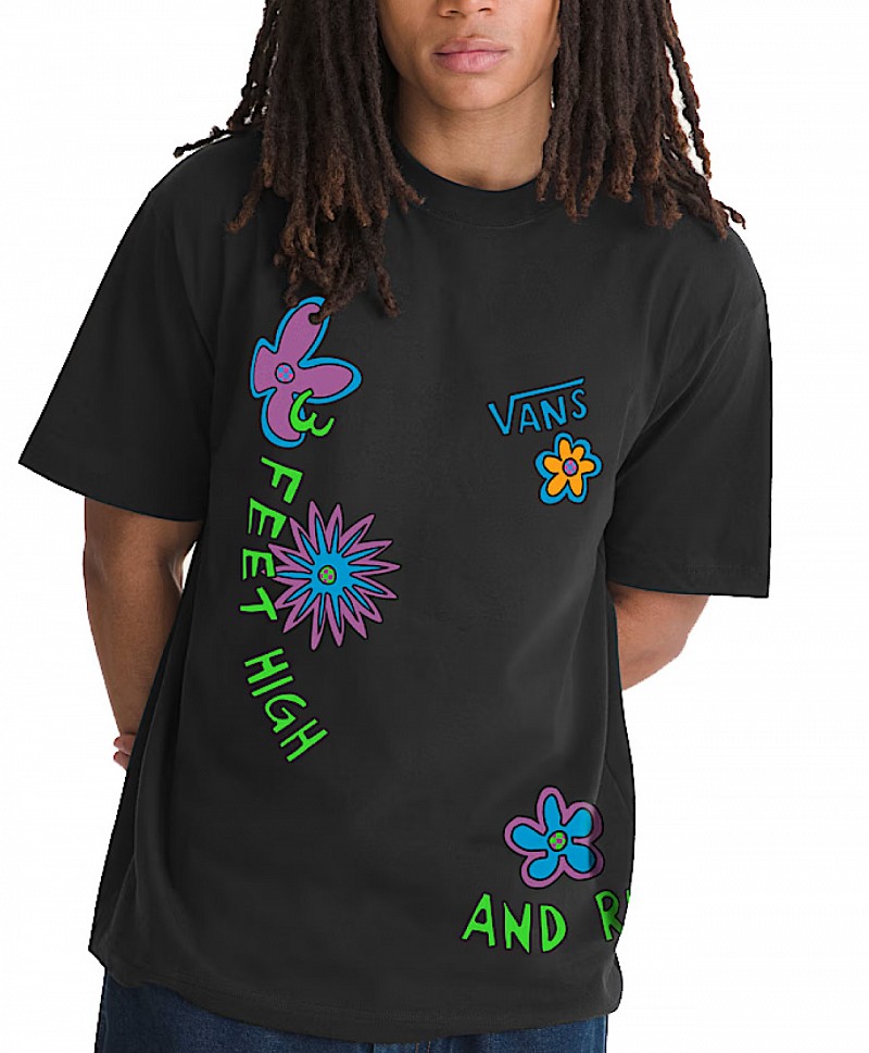 VANS DE LA SOUL 3 FEET HIGH TEE BLACK