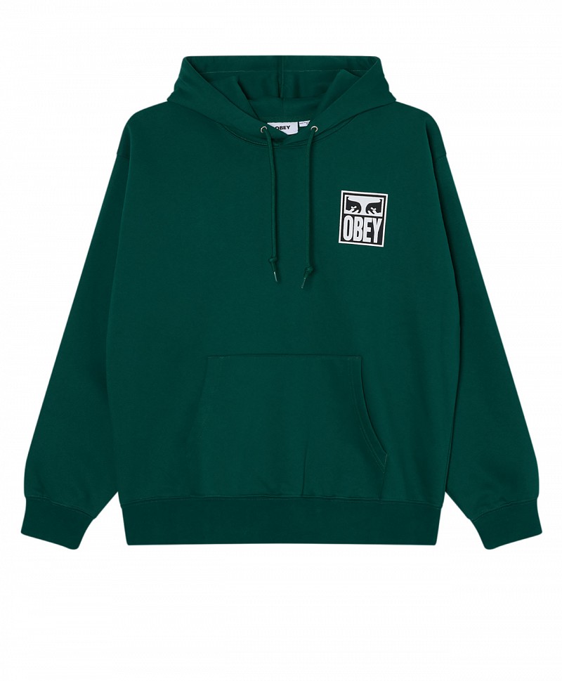 OBEY EYES ICON PREMIUM HOOD RAINFOREST