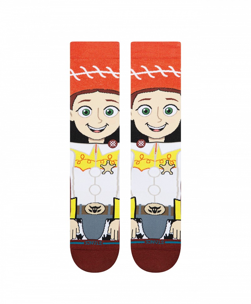 STANCE X TOY STORY 5 JESSIE CREW SOCKS RED