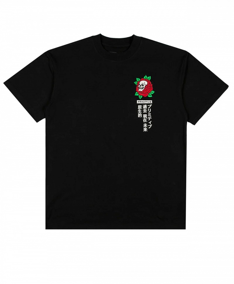 PRIMITIVE OUTSIDER HEAVYWEIGHT TEE BLACK