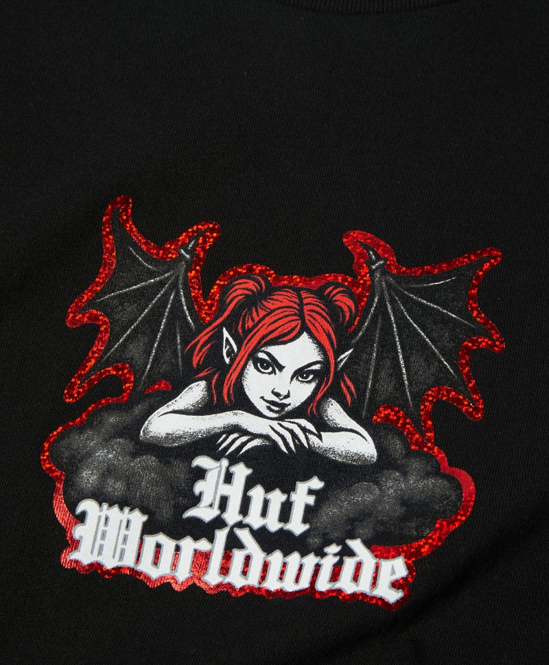 HUF CHAOS TEE BLACK