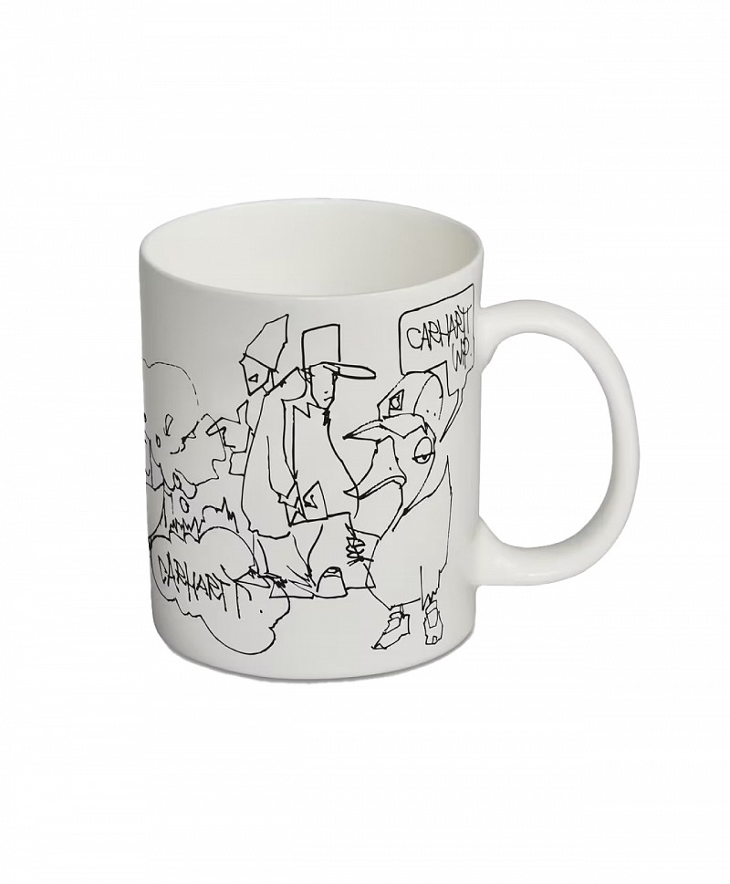 CARHARTT WIP BLINKERFLUID MUG WHITE/BLACK