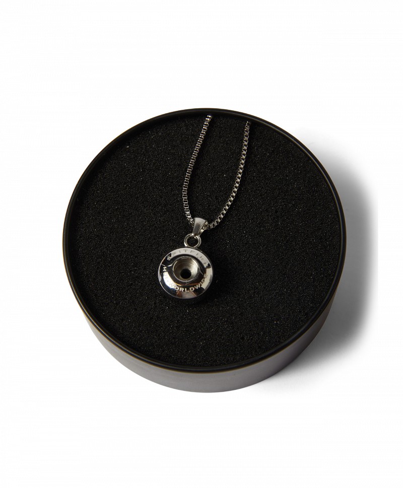 HUF X SPITFIRE CLASSIC PENDANT SILVER