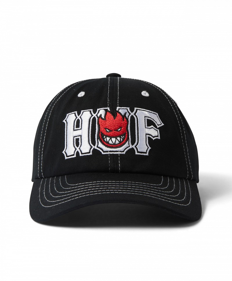 HUF X SPITFIRE UNION SNAPBACK BLACK