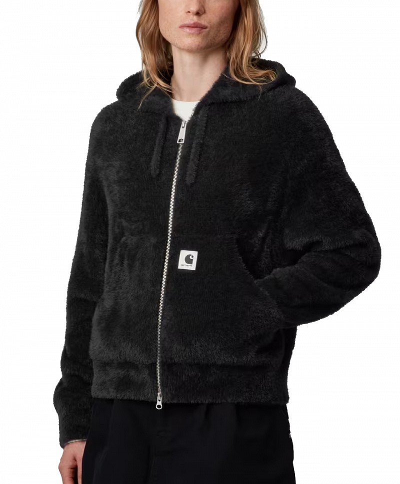CARHARTT WIP WOMENS MAINE ACTIVE SWEATER JACKET BLACK