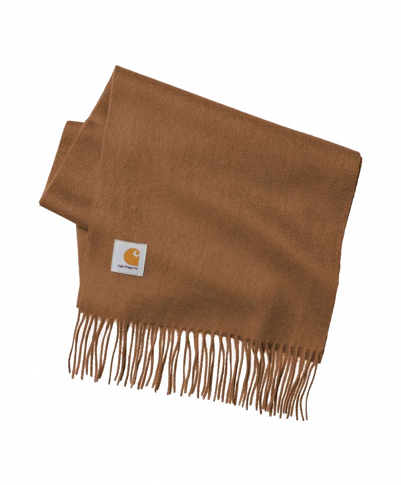 CARHARTT WIP CLAN SCARF WIP H BROWN