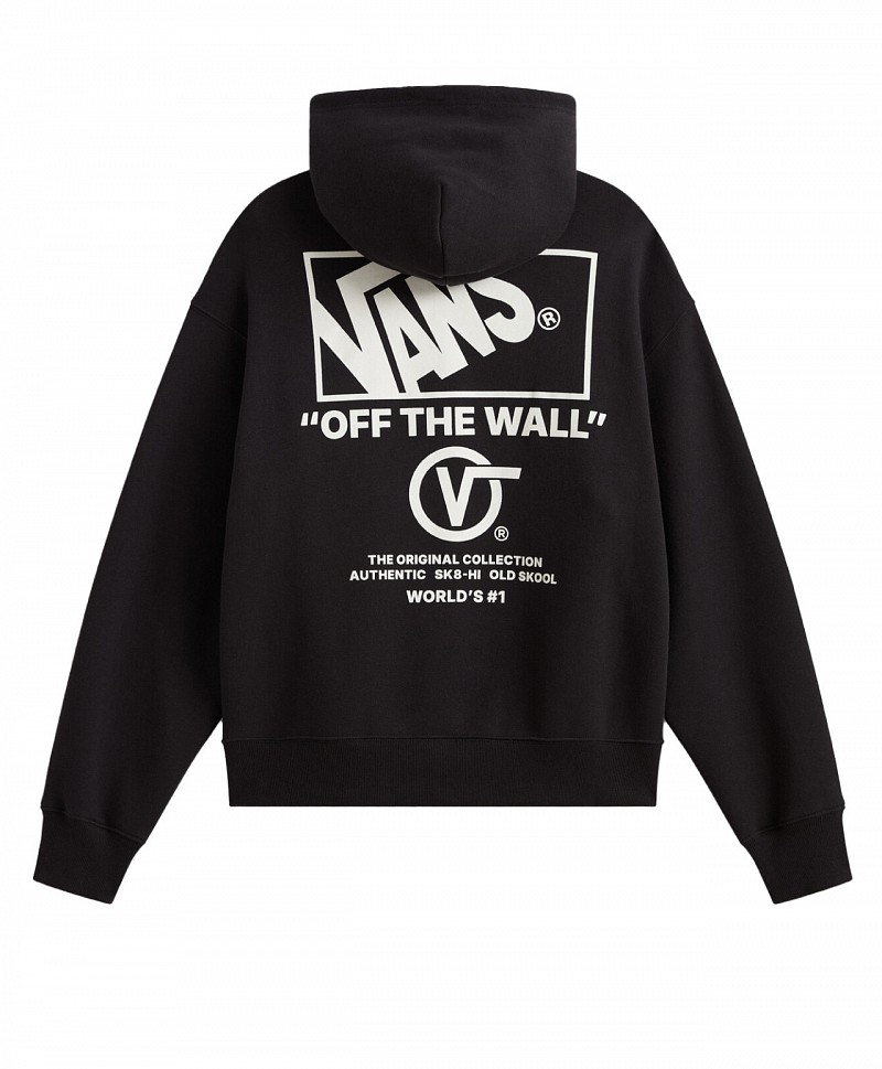 VANS STACKED HI HOOD BLACK/WHITE