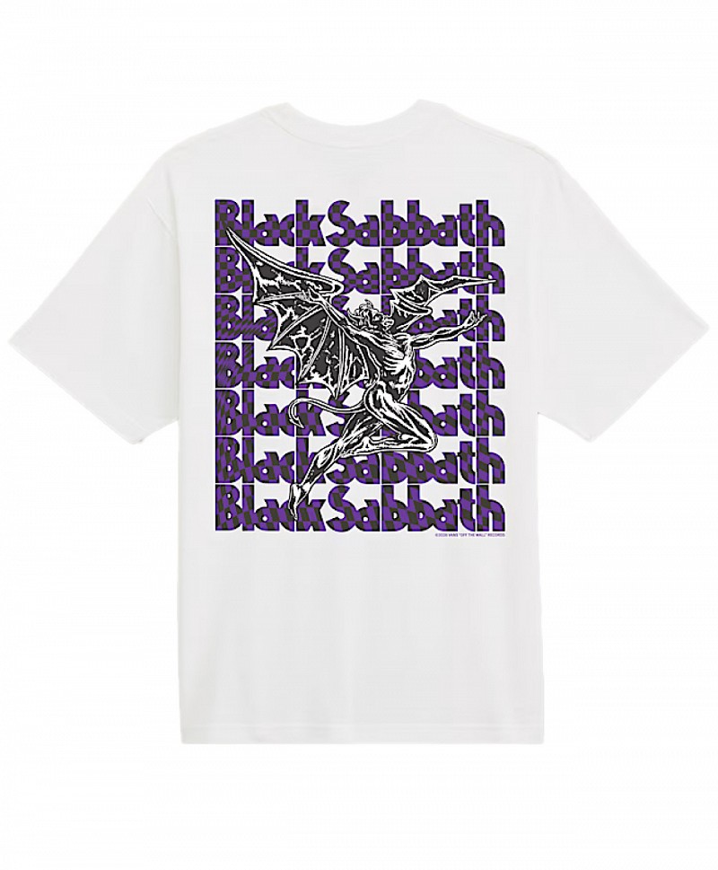 VANS BLACK SABBATH TEE WHITE