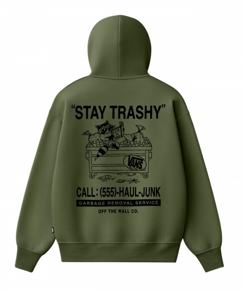 VANS TRASHY HOOD GREEN BALSAM