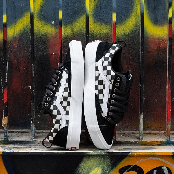VANS SKATE OLD SKOOL 36+ CHECK BLACK/WHITE