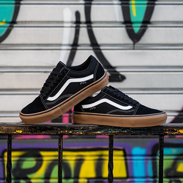 VANS SKATE OLD SKOOL BLACK/GUM/WHITE
