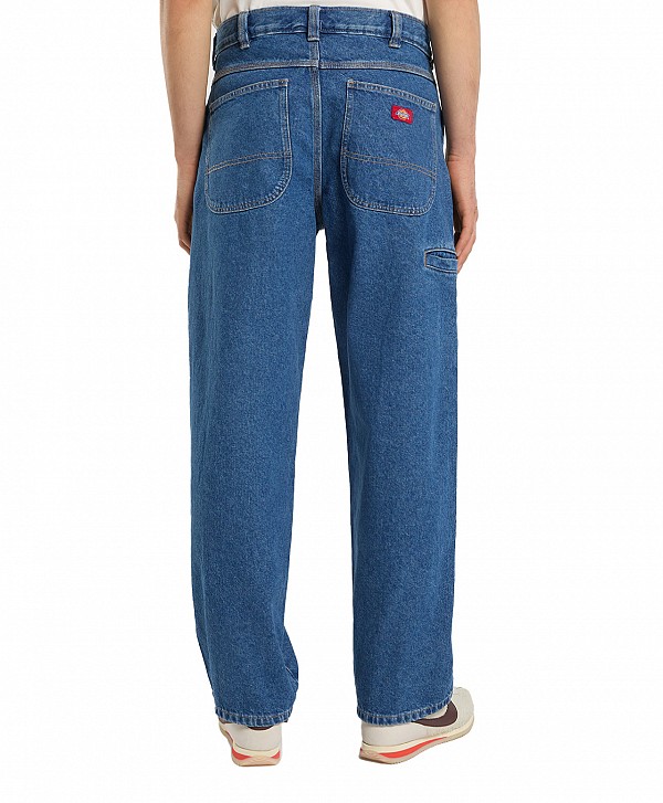 DICKIES 958 BAGGY TAPERED WORK JEANS CLASSIC BLUE