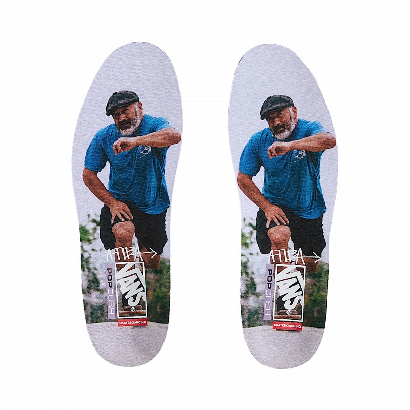 VANS X ATIBA SKATE HALF CAB LIGHT GRAY