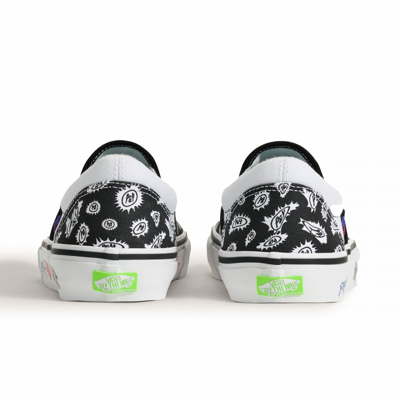 VANS X PUNKANDYO SLIP-ON BLACK/WHITE