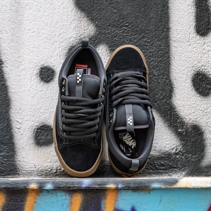 VANS SKATE OLD SKOOL 36+ BLACK/CHARCOAL/GUM