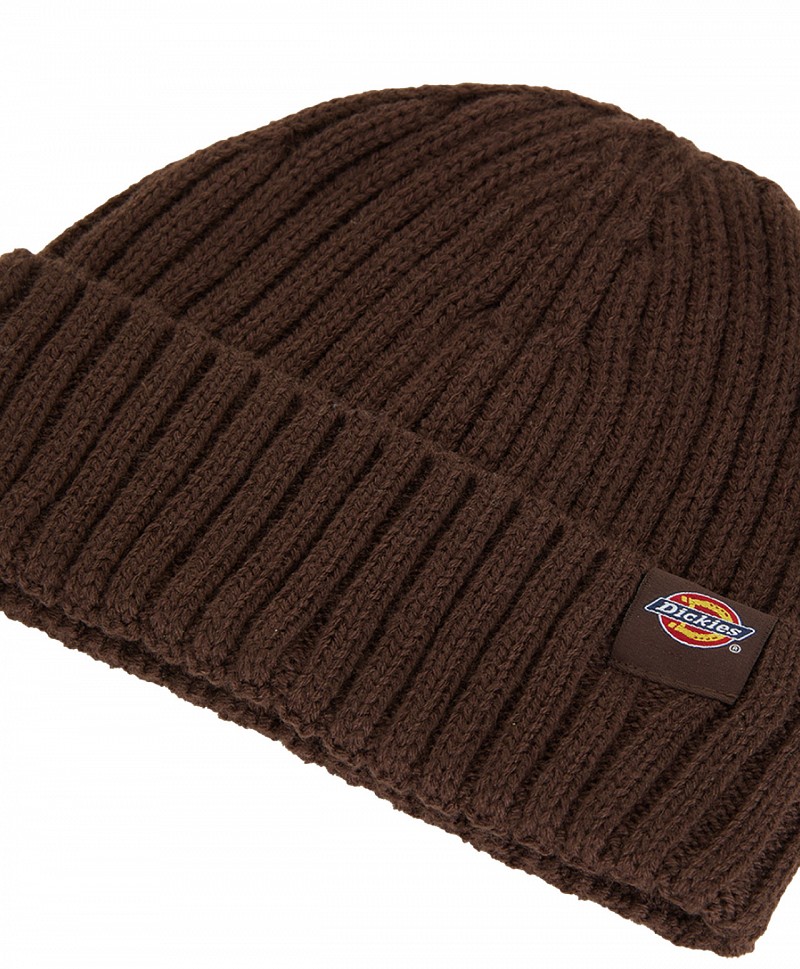 DICKIES LOCKWOOD BEANIE CHOCOLATE BROWN