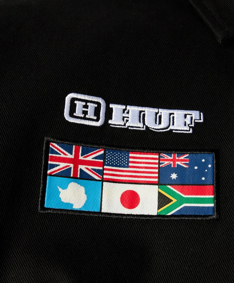 HUF X TOYOTA LAND CRUISER WORLD TOUR JACKET BLACK