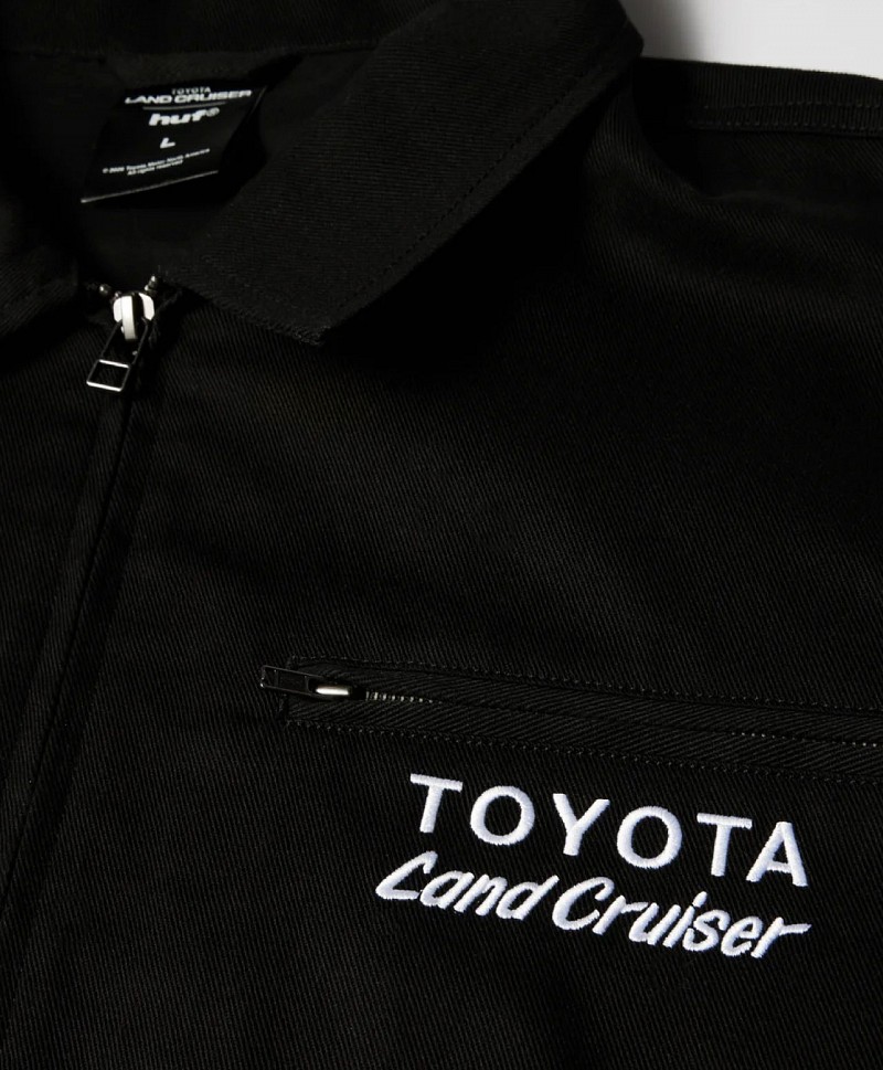 HUF X TOYOTA LAND CRUISER WORLD TOUR JACKET BLACK