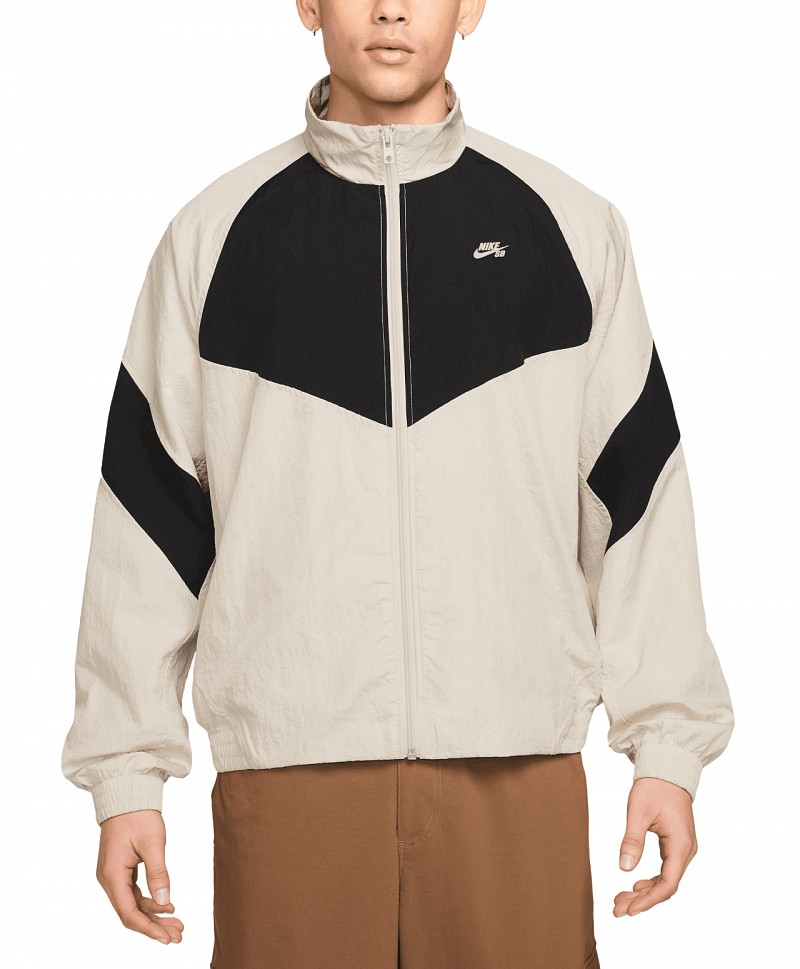 NIKE SB SKATE JACKET LIGHT OREWOOD BROWN/BLACK/WHITE